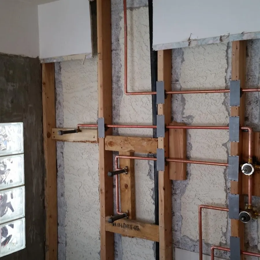 Copper pipe installation for Burst Pipe Repair in Dedham
